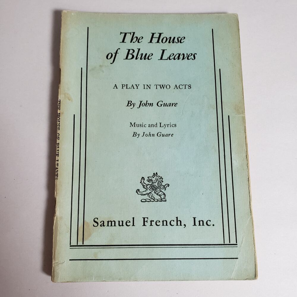 The House Of Blue Leaves By John Guare A Play In Two Acts Paperback‎ Annotated